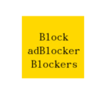 Block AdBlocker Blockers extension